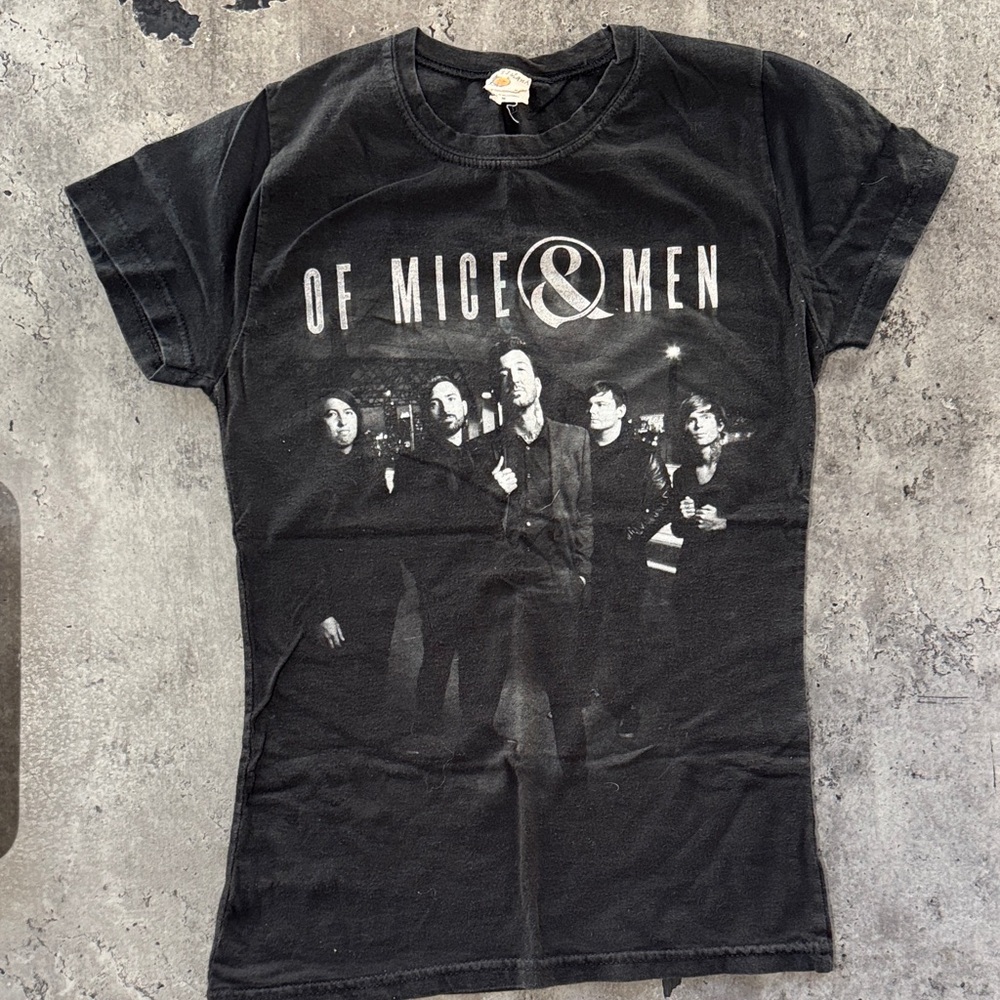 Black Graphic Tee - Of Mice & Men